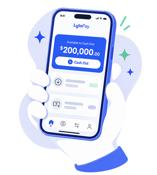 LytePay app login confirmation screen